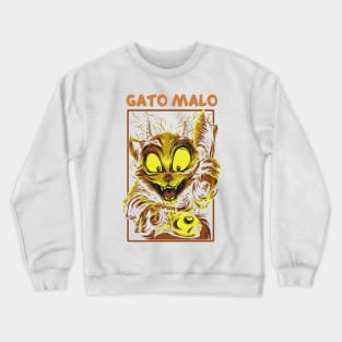 Gato malo Crewneck Sweatshirt